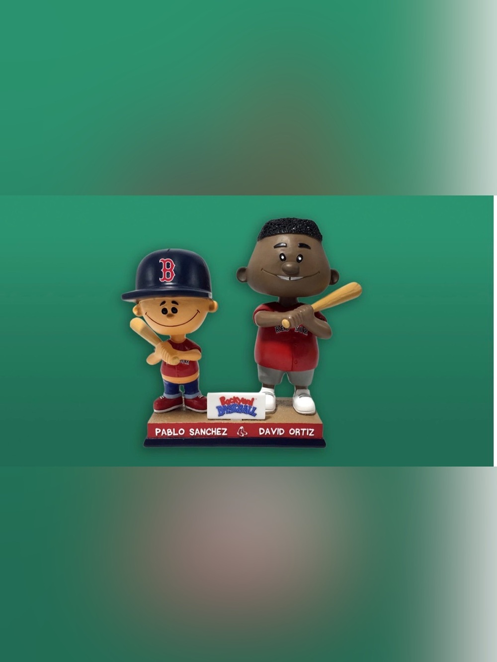 Backyard Baseball Boston Red Sox David Ortiz & Pablo Sanchez Bobblehead